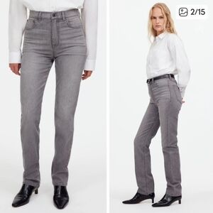 Madewell Women's Straight Leg Gray Jeans